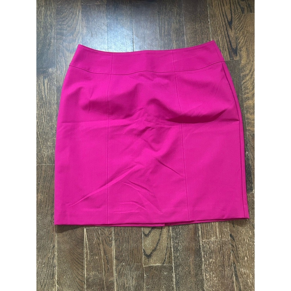 Worthington Pencil Skirt Womens 16 Perfect Fit Stretch Pink Welt Pocket Lined